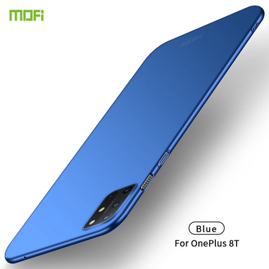 For OnePlus 8T MOFI Frosted PC Ultra-thin Hard Case (Blue) - OnePlus Cases by MOFI | Online Shopping South Africa | PMC Jewellery