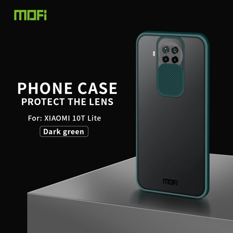 For Xiaomi Mi 10T Lite MOFI Xing Dun Series Translucent Frosted PC + TPU Privacy Anti-glare Shockproof All-inclusive Protective Case(Green) - Xiaomi Cases by MOFI | Online Shopping South Africa | PMC Jewellery