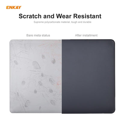 ENKAY 3 in 1 Matte Laptop Protective Case + EU Version TPU Keyboard Film + Anti-dust Plugs Set for MacBook Pro 13.3 inch A1706 / A1989 / A2159 (with Touch Bar)(Light Blue) - MacBook Pro Cases by ENKAY | Online Shopping South Africa | PMC Jewellery | Buy Now Pay Later Mobicred