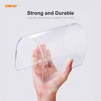 ENKAY 3 in 1 Crystal Laptop Protective Case + EU Version TPU Keyboard Film + Anti-dust Plugs Set for MacBook Pro 13.3 inch A2251 & A2289 & A2338 (with Touch Bar)(Grey) - MacBook Pro Cases by ENKAY | Online Shopping South Africa | PMC Jewellery | Buy Now Pay Later Mobicred