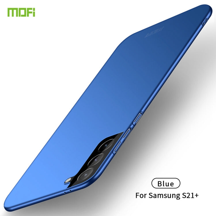 For Samsung Galaxy S21+ 5G MOFI Frosted PC Ultra-thin Hard Case(Blue) - Galaxy S21+ 5G Cases by MOFI | Online Shopping South Africa | PMC Jewellery