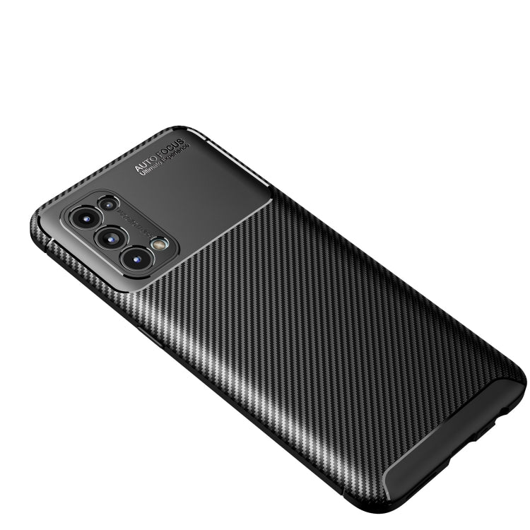 For OPPO Find X3 Neo Carbon Fiber Texture Shockproof TPU Case(Black) - OPPO Cases by PMC Jewellery | Online Shopping South Africa | PMC Jewellery | Buy Now Pay Later Mobicred