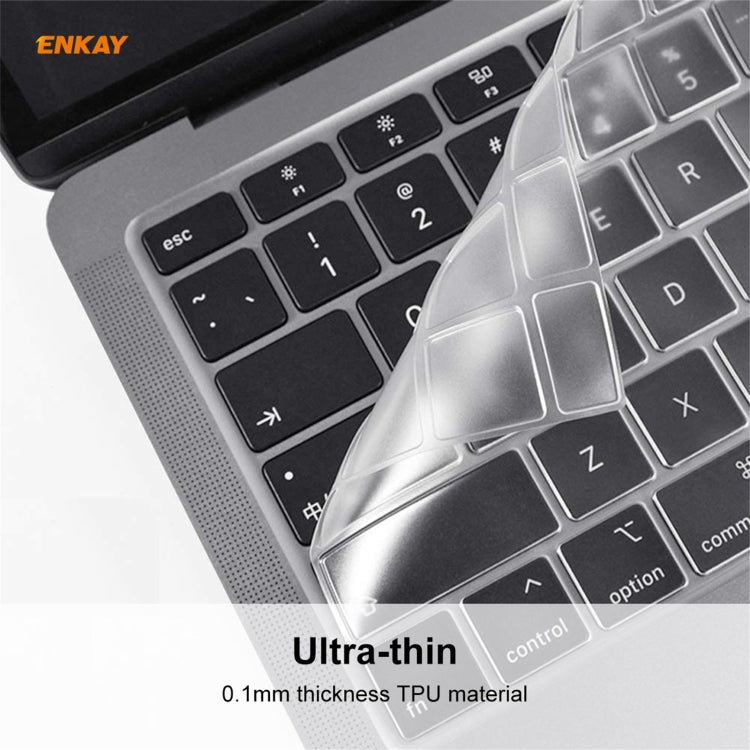 ENKAY Soft TPU Keyboard Protector Film for MacBook Air 13.3 inch A2179 (2020) / A2337 (2020), Version:US Version - Keyboard Protector by ENKAY | Online Shopping South Africa | PMC Jewellery | Buy Now Pay Later Mobicred