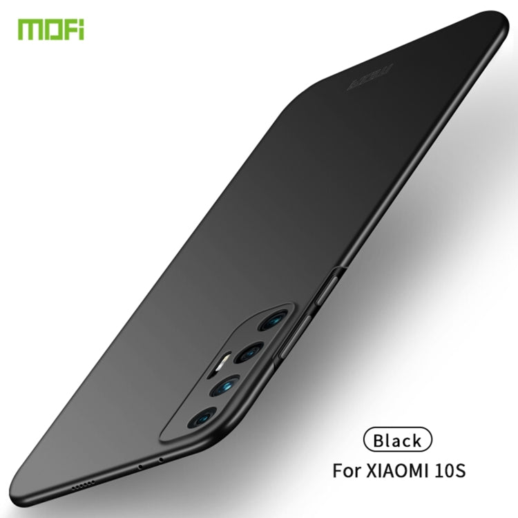 For Xiaomi Mi 10S MOFI Frosted PC Ultra-thin Hard Case(Black) - Xiaomi Cases by MOFI | Online Shopping South Africa | PMC TechLife | Buy Now Pay Later Mobicred