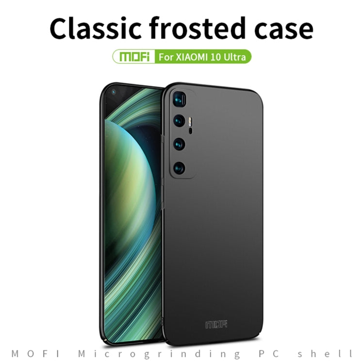 For Xiaomi Mi 10 Ultra MOFI Frosted PC Ultra-thin Hard Case(Gold) - Xiaomi Cases by MOFI | Online Shopping South Africa | PMC Jewellery