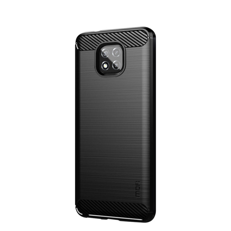 For Motorola Moto G Power 2021 MOFI Gentleness Series Brushed Texture Carbon Fiber Soft TPU Case(Black) - Motorola Cases by MOFI | Online Shopping South Africa | PMC Jewellery