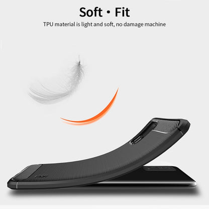 For Xiaomi Mi 10T / 10T Pro / Redmi  K30S MOFI Gentleness Series Brushed Texture Carbon Fiber Soft TPU Case(Black) - Xiaomi Cases by MOFI | Online Shopping South Africa | PMC Jewellery