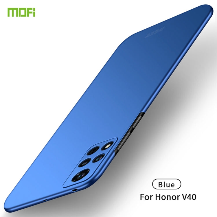 For Honor V40 MOFI Frosted PC Ultra-thin Hard Case(Blue) - Honor Cases by MOFI | Online Shopping South Africa | PMC TechLife | Buy Now Pay Later Mobicred