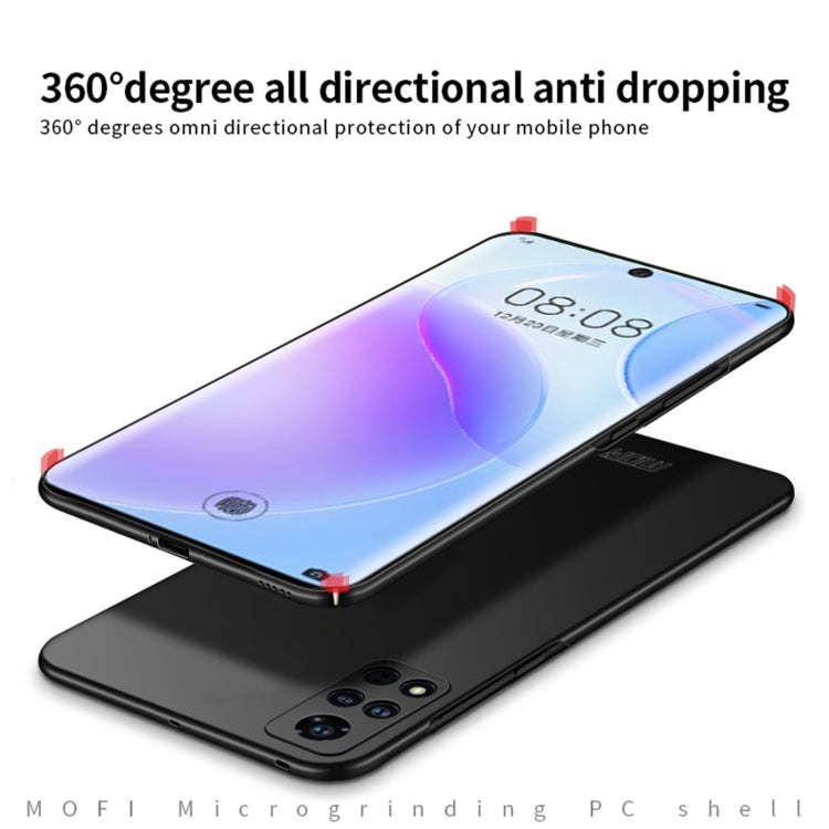 For Honor V40 MOFI Frosted PC Ultra-thin Hard Case(Blue) - Honor Cases by MOFI | Online Shopping South Africa | PMC TechLife | Buy Now Pay Later Mobicred