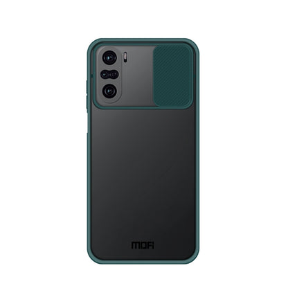 For Xiaomi PocoF3 / Mi 11i / Redmi K40 / K40 Pro / K40 Pro+ MOFI Xing Dun Series Translucent Frosted PC + TPU Privacy Anti-glare Shockproof All-inclusive Protective Case(Green) - Xiaomi Cases by MOFI | Online Shopping South Africa | PMC Jewellery