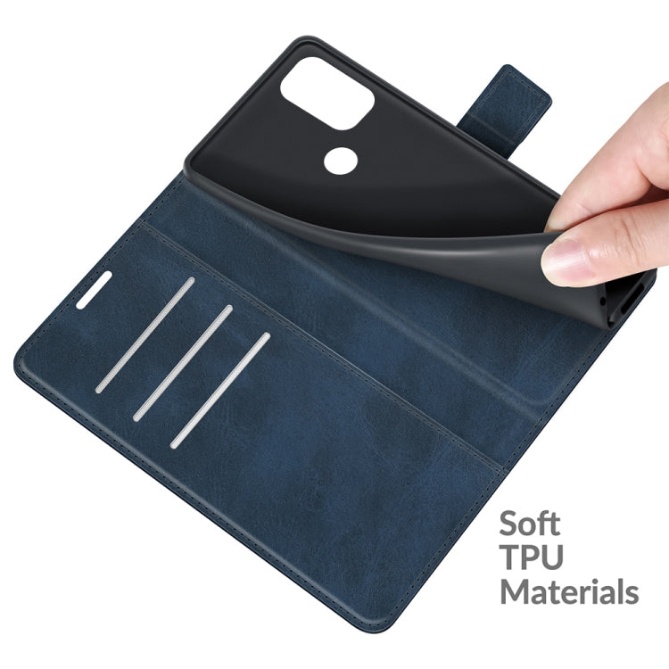 For Blackview A70 Retro Calf Pattern Buckle Horizontal Flip Leather Case with Holder & Card Slots & Wallet(Blue) - More Brand by PMC TechLife | Online Shopping South Africa | PMC TechLife | Buy Now Pay Later Mobicred