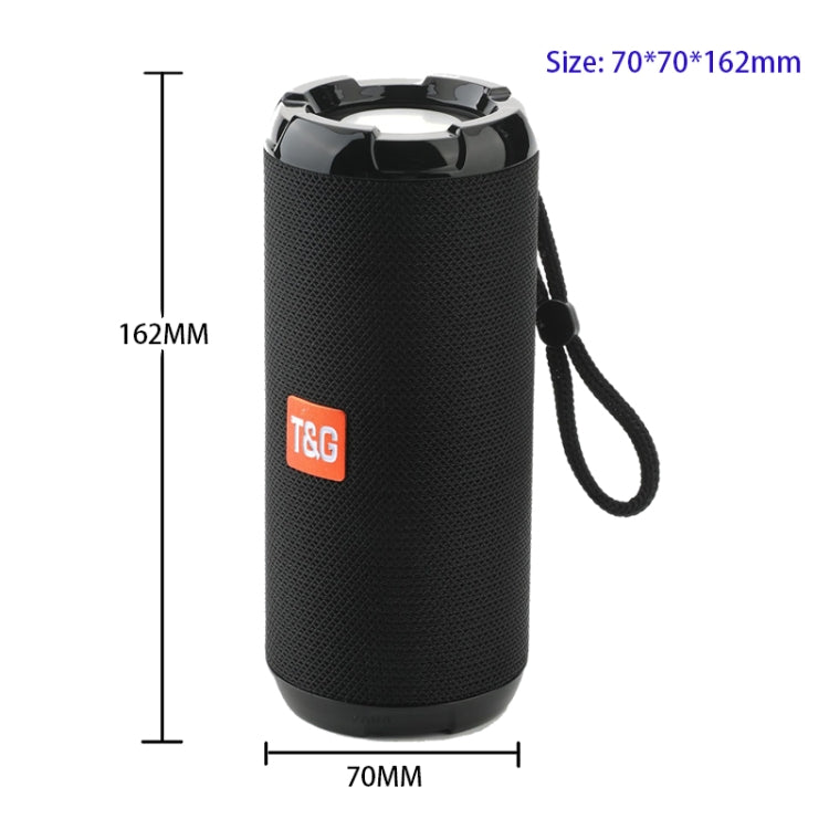 T&G TG621 Portable Waterproof 3D Stereo Wireless Speaker, Support FM Radio / TWS / TF Card(Blue) - Waterproof Speaker by T&G | Online Shopping South Africa | PMC Jewellery | Buy Now Pay Later Mobicred