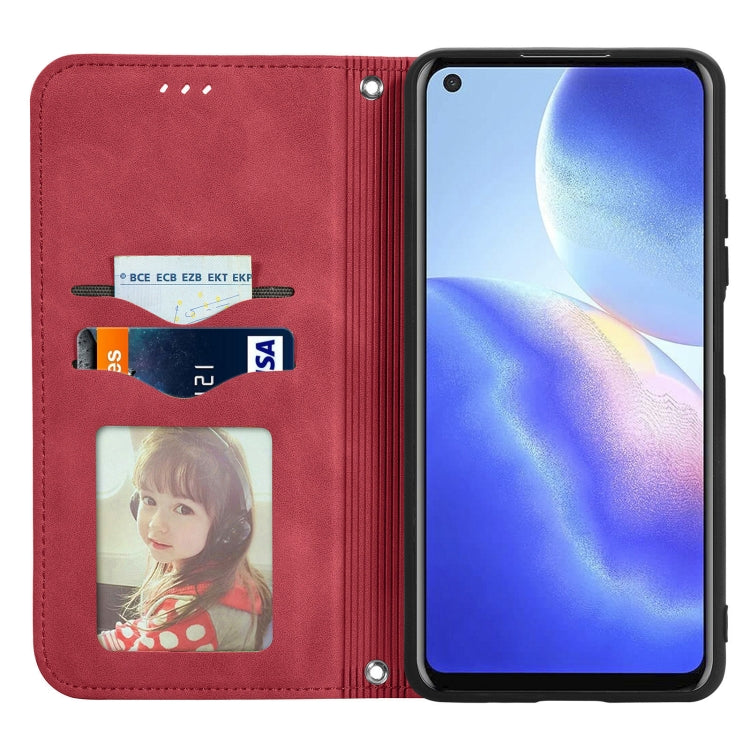 For Blackview A90 Retro Skin Feel Business Magnetic Horizontal Flip Leather Case with Holder & Card Slots & Wallet & Photo Frame(Red) - More Brand by PMC Jewellery | Online Shopping South Africa | PMC Jewellery | Buy Now Pay Later Mobicred