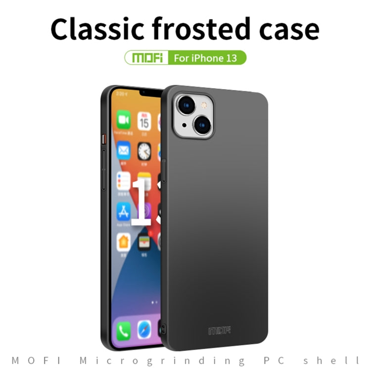 For iPhone 13 MOFI Frosted PC Ultra-thin Hard Case(Red) - iPhone 13 Cases by MOFI | Online Shopping South Africa | PMC Jewellery