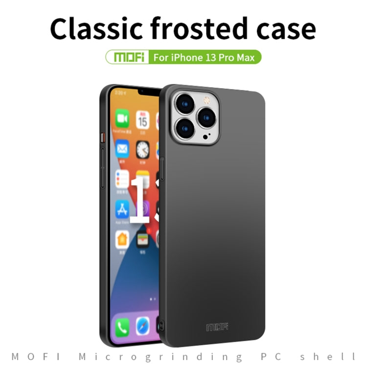 For iPhone 13 Pro Max  MOFI Frosted PC Ultra-thin Hard Case(Red) - iPhone 13 Pro Max Cases by MOFI | Online Shopping South Africa | PMC Jewellery