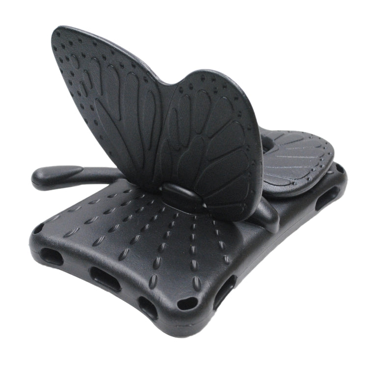 For Amazon Kindle Fire HD 8 2020 Butterfly Bracket Style EVA Children Falling Proof Cover Protective Case(Black) - Amazon by PMC TechLife | Online Shopping South Africa | PMC TechLife | Buy Now Pay Later Mobicred