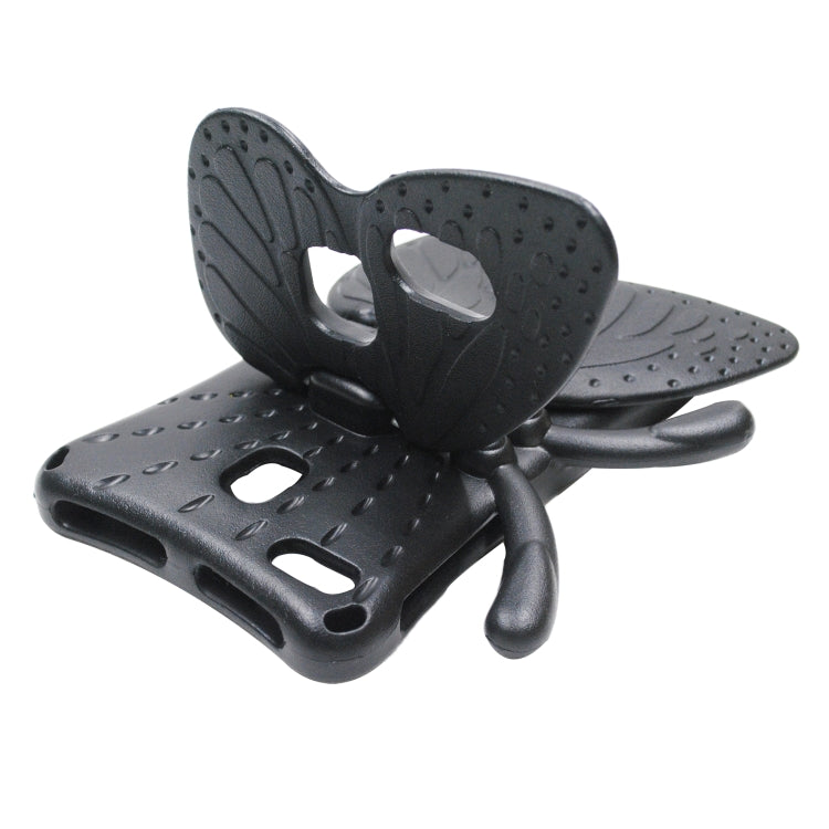 For Amazon Kindle Fire HD 8 2020 Butterfly Bracket Style EVA Children Falling Proof Cover Protective Case(Black) - Amazon by PMC TechLife | Online Shopping South Africa | PMC TechLife | Buy Now Pay Later Mobicred