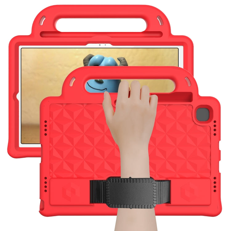 For Lenovo Tab M10 Plus TB-X606 10.3 Diamond Series EVA Anti-Fall Shockproof Sleeve Protective Shell Case with Holder & Strap(Red) - Lenovo by PMC TechLife | Online Shopping South Africa | PMC TechLife | Buy Now Pay Later Mobicred