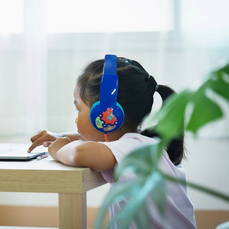 KID101 Portable Cute Children Learning Wired Headphone(Black Yellow) - Multimedia Headset by PMC TechLife | Online Shopping South Africa | PMC TechLife | Buy Now Pay Later Mobicred