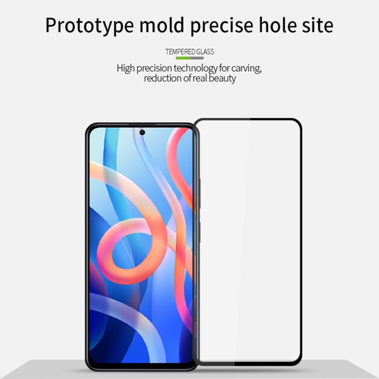 For Xiaomi Redmi Note 11 MOFI 9H 2.5D Full Screen Tempered Glass Film(Black) -  by MOFI | Online Shopping South Africa | PMC TechLife | Buy Now Pay Later Mobicred