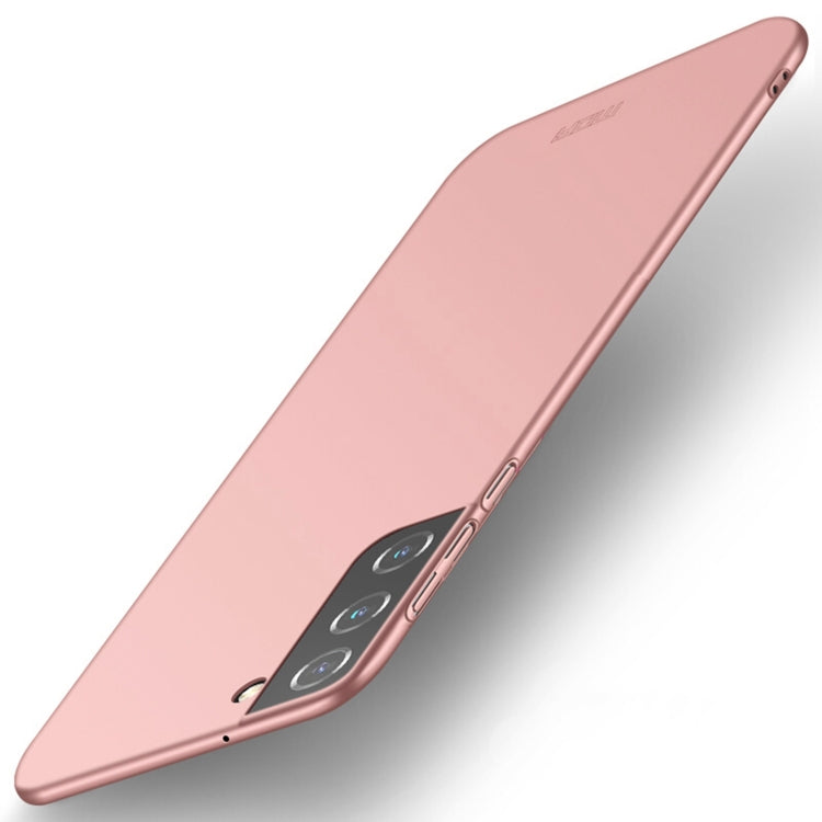 For Samsung Galaxy S22 5G MOFI Frosted PC Ultra-thin Hard Phone Case(Rose gold) - Galaxy S22 5G Cases by MOFI | Online Shopping South Africa | PMC Jewellery