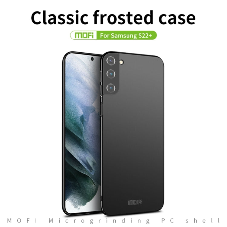 For Samsung Galaxy S22+ 5G MOFI Frosted PC Ultra-thin Hard Phone Case(Blue) - Galaxy S22+ 5G Cases by MOFI | Online Shopping South Africa | PMC Jewellery