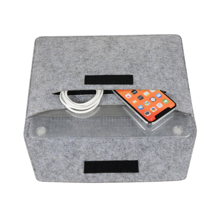 Felt Liner Bag Computer Bag Notebook Protective Cover For 13 inch(Grey) - 13.3 inch by PMC TechLife | Online Shopping South Africa | PMC TechLife | Buy Now Pay Later Mobicred