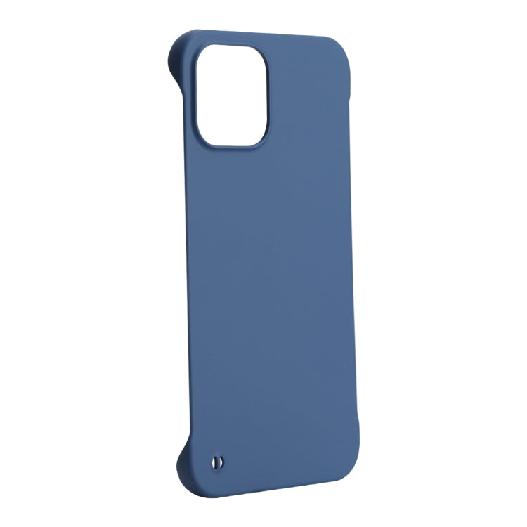 For iPhone 12 / 12 Pro ENKAY Matte Frameless Hard PC Case(Dark Blue) - iPhone 12 / 12 Pro Cases by ENKAY | Online Shopping South Africa | PMC Jewellery | Buy Now Pay Later Mobicred