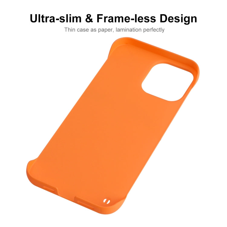 For iPhone 13 mini ENKAY Matte Frameless PC Phone Case (Orange) - iPhone 13 mini Cases by ENKAY | Online Shopping South Africa | PMC Jewellery | Buy Now Pay Later Mobicred