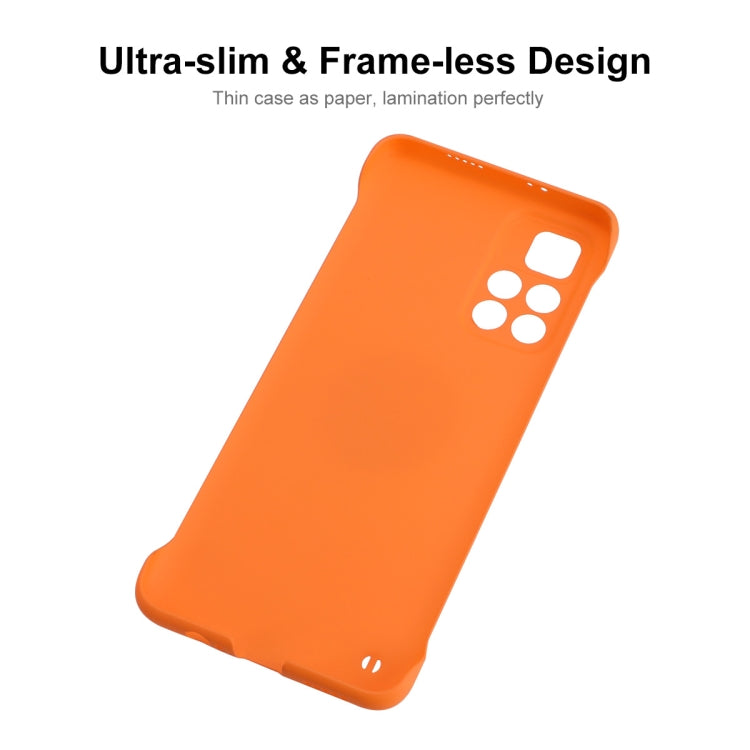 For Xiaomi Redmi Note 11 5G / Note 11T 5G Global / Note 11S 5G / Poco M4 Pro 5G Global  ENKAY Matte Frameless Hard PC Phone Case(Orange) - Xiaomi Cases by ENKAY | Online Shopping South Africa | PMC Jewellery | Buy Now Pay Later Mobicred