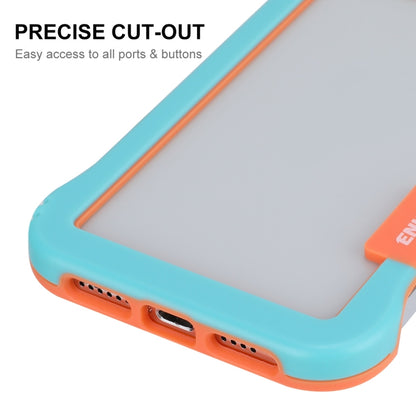 For iPhone 12 Pro Max ENKAY Frameless Hollow Shockproof PC Case(White) - iPhone 12 Pro Max Cases by ENKAY | Online Shopping South Africa | PMC Jewellery | Buy Now Pay Later Mobicred