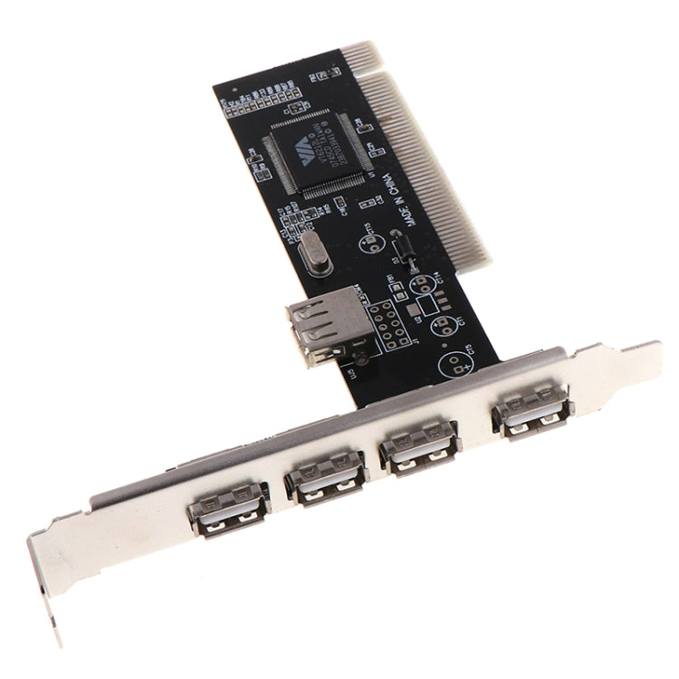 480Mbps High Speed USB 2.0 PCI HUB Controller Card Adapter - Add-on Cards by PMC TechLife | Online Shopping South Africa | PMC TechLife | Buy Now Pay Later Mobicred