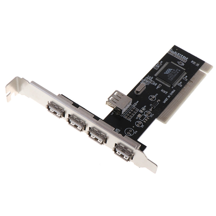 480Mbps High Speed USB 2.0 PCI HUB Controller Card Adapter - Add-on Cards by PMC TechLife | Online Shopping South Africa | PMC TechLife | Buy Now Pay Later Mobicred