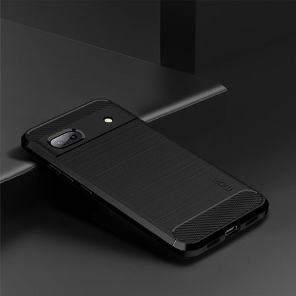 For Google Pixel 6A MOFI Gentleness Brushed Carbon Fiber Soft TPU Case(Black) - Google Cases by MOFI | Online Shopping South Africa | PMC Jewellery