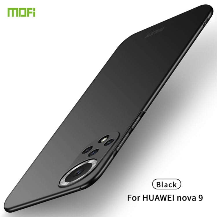 For Huawei Nova 9 MOFI Frosted PC Ultra-thin Hard Phone Case(Black) - Huawei Cases by MOFI | Online Shopping South Africa | PMC Jewellery