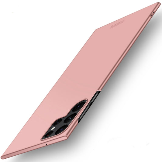 For Samsung Galaxy S22 Ultra 5G MOFI Frosted PC Ultra-thin Hard Case(Rose Gold) - Galaxy S22 Ultra 5G Cases by MOFI | Online Shopping South Africa | PMC Jewellery