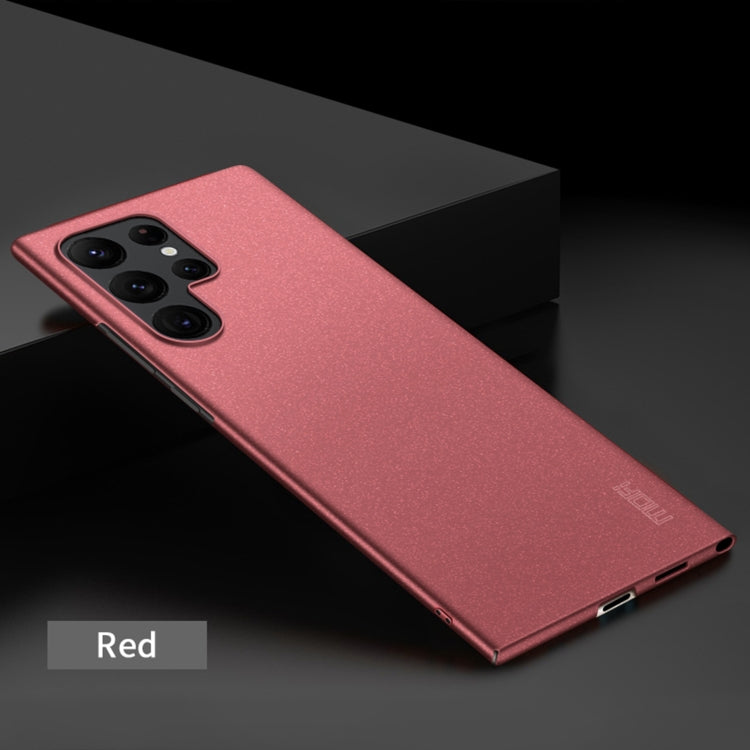 For Samsung Galaxy S22 Ultra 5G MOFI Fandun Series Frosted Ultra-thin PC Hard Phone Case(Red) - free shipping - PMC TechLife - Order now!