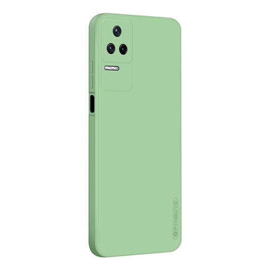 For Xiaomi Redmi K40S PINWUYO Sense Series Liquid Silicone TPU Phone Case(Green) - More Brand by PINWUYO | Online Shopping South Africa | PMC Jewellery | Buy Now Pay Later Mobicred