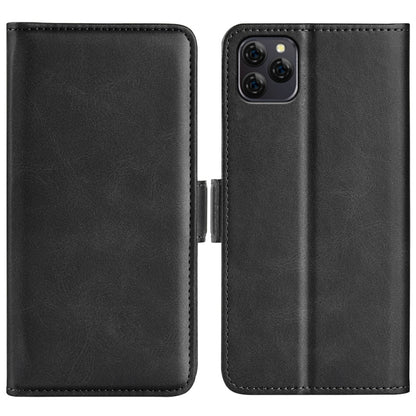 For Blackview A95 Dual-side Magnetic Buckle Leather Phone Case(Black) - More Brand by PMC Jewellery | Online Shopping South Africa | PMC Jewellery