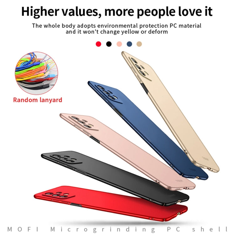 For Samsung Galaxy A73 5G MOFI Frosted PC Ultra-thin Hard Phone Case(Red) - free shipping - PMC TechLife - Order now!