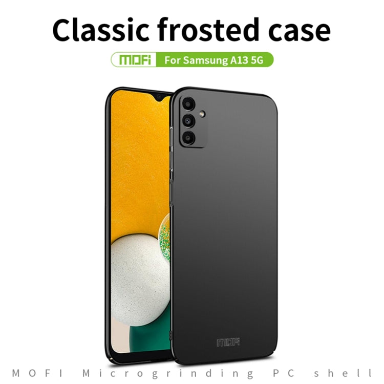 For Samsung Galaxy A13 5G MOFI Frosted PC Ultra-thin Hard Case(Black) - Galaxy Phone Cases by MOFI | Online Shopping South Africa | PMC Jewellery