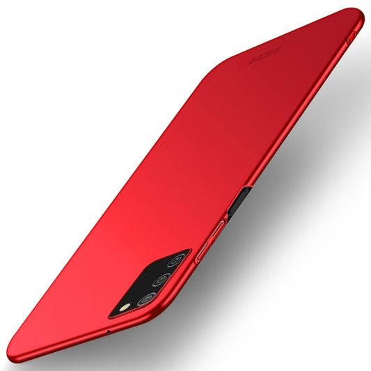 For Samsung Galaxy A02s EU / A03s / M02s / F02s MOFI Frosted PC Ultra-thin Hard Case(Red) - Galaxy Phone Cases by MOFI | Online Shopping South Africa | PMC Jewellery