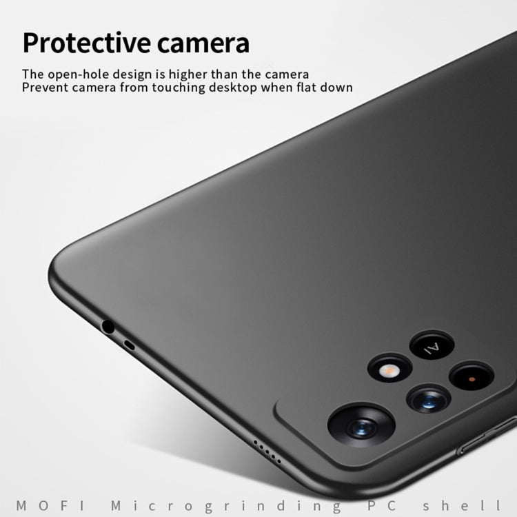 For Xiaomi Redmi Note 11 Pro 5G / Note 11 Pro+ 5G MOFI Frosted PC Ultra-thin Hard  Phone Case(Black) - free shipping - PMC TechLife - Order now!