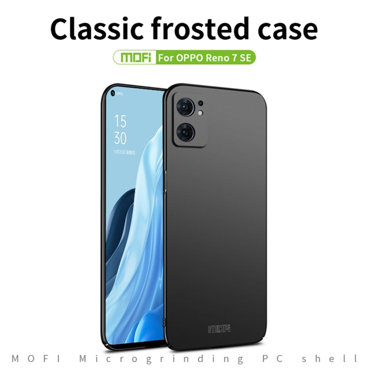For OPPO Reno7 SE MOFI Frosted PC Ultra-thin Hard Case(Blue) - free shipping - PMC TechLife - Order now!