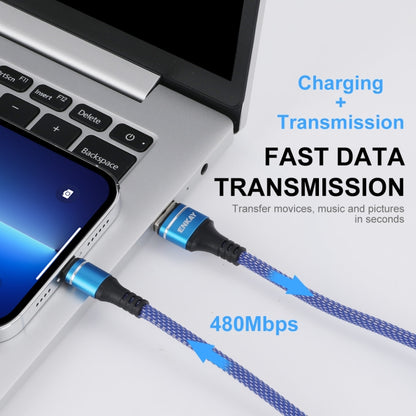 ENKAY ENK-CB121 1.5m 3 in 1 USB 3.0 to Type-C / 8 Pin / Micro USB 5A Fast Charging Cable(Green) - Multifunction Cable by ENKAY | Online Shopping South Africa | PMC Jewellery | Buy Now Pay Later Mobicred