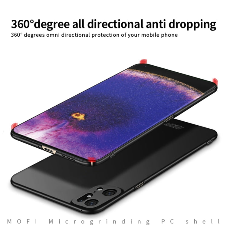 For OPPO Find X5 Pro MOFI Frosted PC Ultra-thin Hard Case(Red) -  by MOFI | Online Shopping South Africa | PMC Jewellery