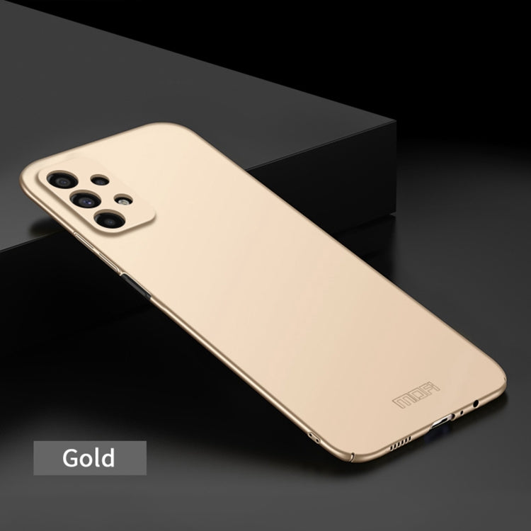 For Samsung Galaxy A23 4G MOFI Frosted PC Ultra-thin Hard Case(Gold) - Galaxy Phone Cases by MOFI | Online Shopping South Africa | PMC TechLife