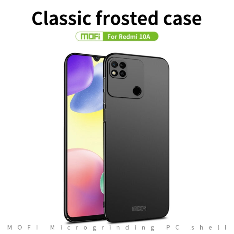 For Xiaomi Redmi 10A MOFI Frosted PC Ultra-thin Hard Case(Rose Gold) - Xiaomi Cases by MOFI | Online Shopping South Africa | PMC TechLife