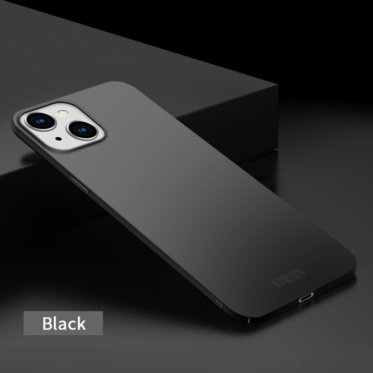For iPhone 14 MOFI Frosted PC Ultra-thin Hard Case (Black) - iPhone 14 Cases by MOFI | Online Shopping South Africa | PMC TechLife