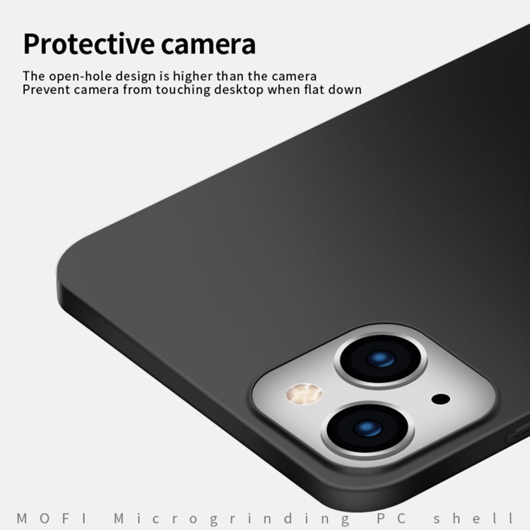 For iPhone 14 Plus MOFI Frosted PC Ultra-thin Hard Case  (Gold) - free shipping - PMC TechLife - Order now!